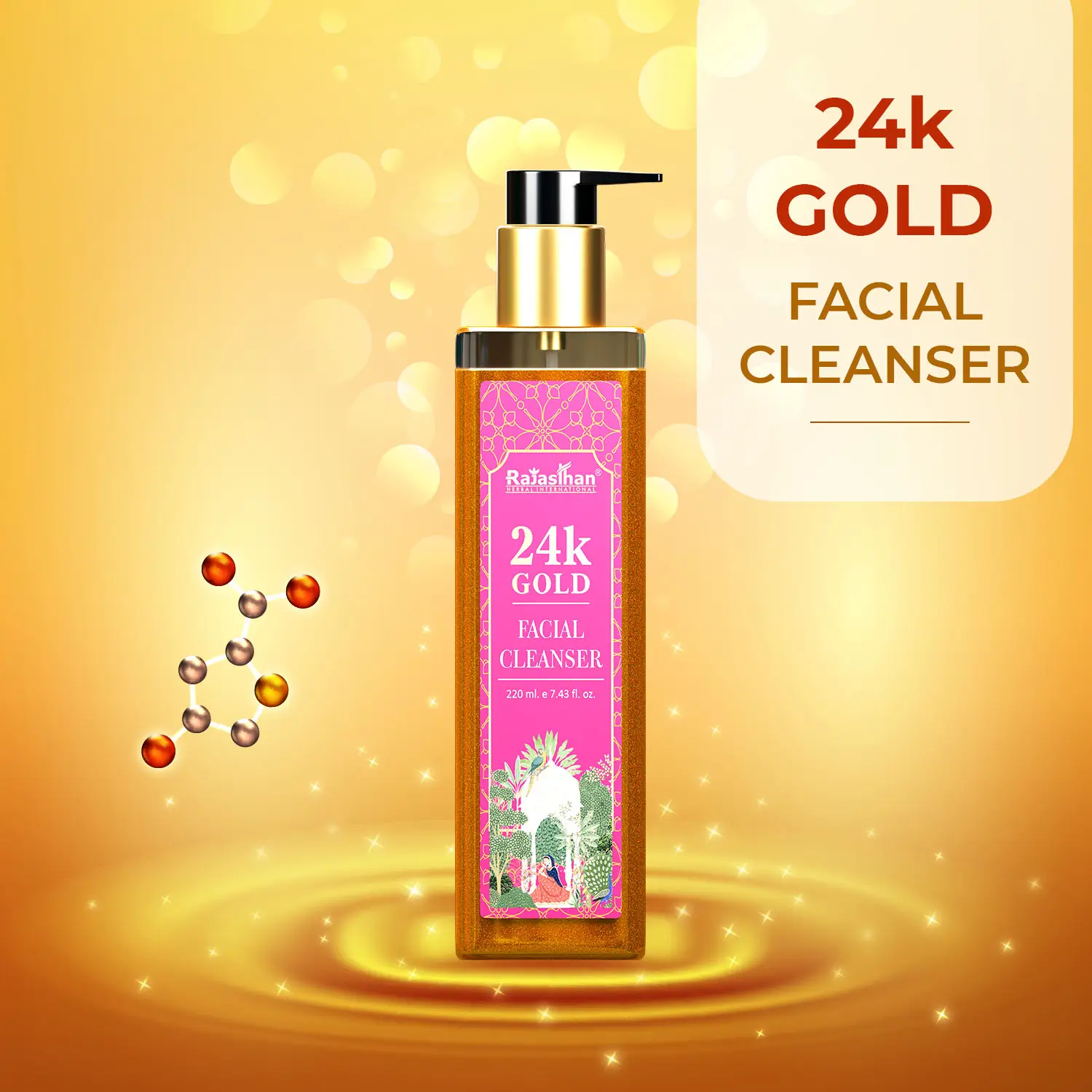 24k Gold Facial Cleanser 11