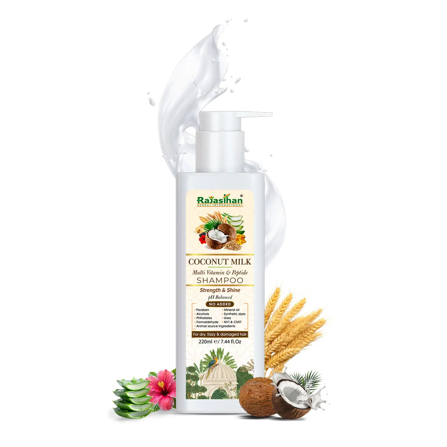 Coconut Milk Multi Vitamin And Peptide Shampoo