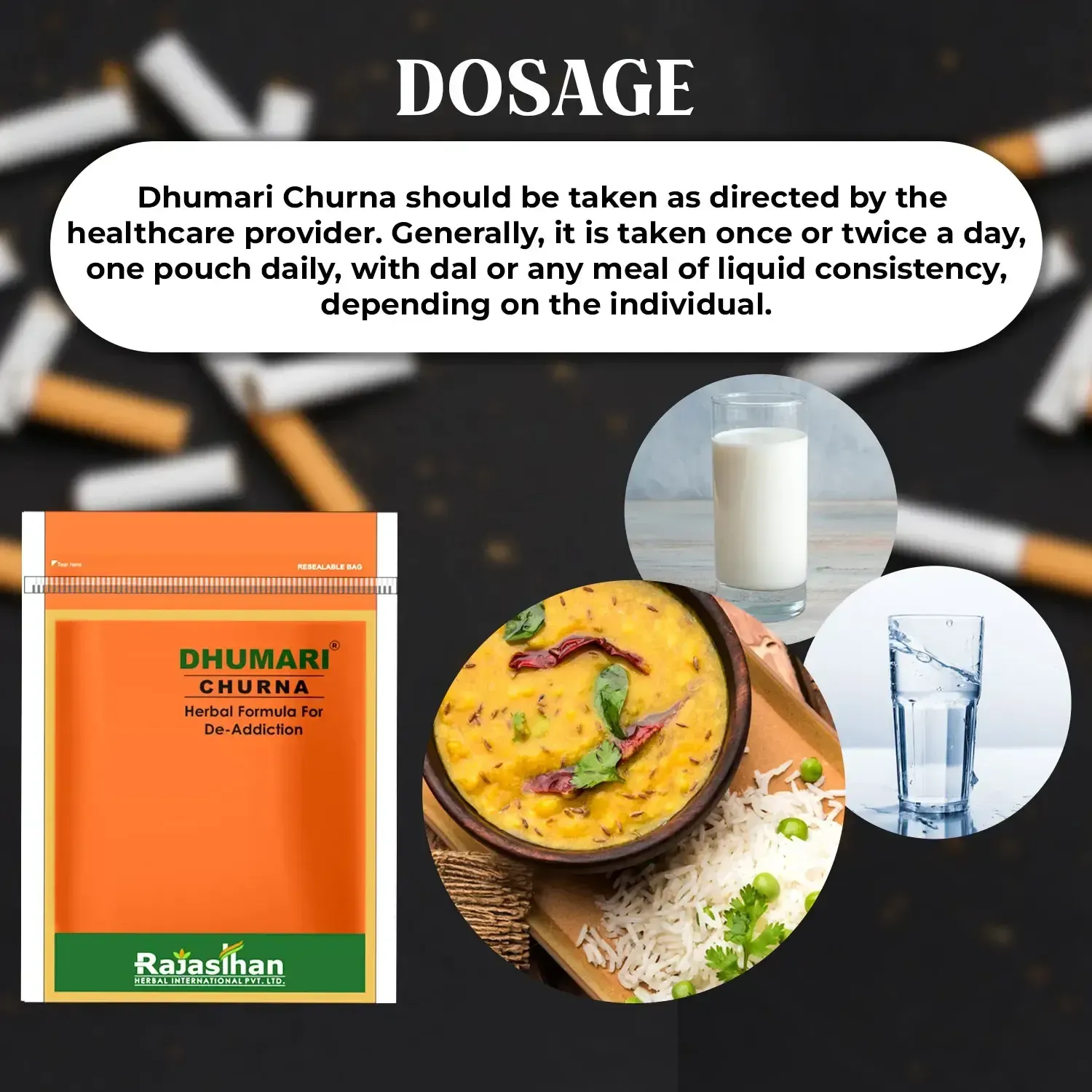 Dhumari Churna Dosage