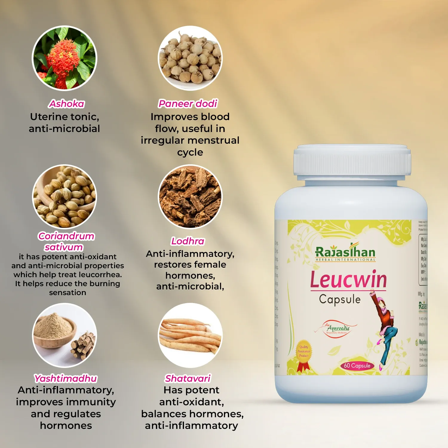 Key Herbs In Leucwin Capsule And Benefits