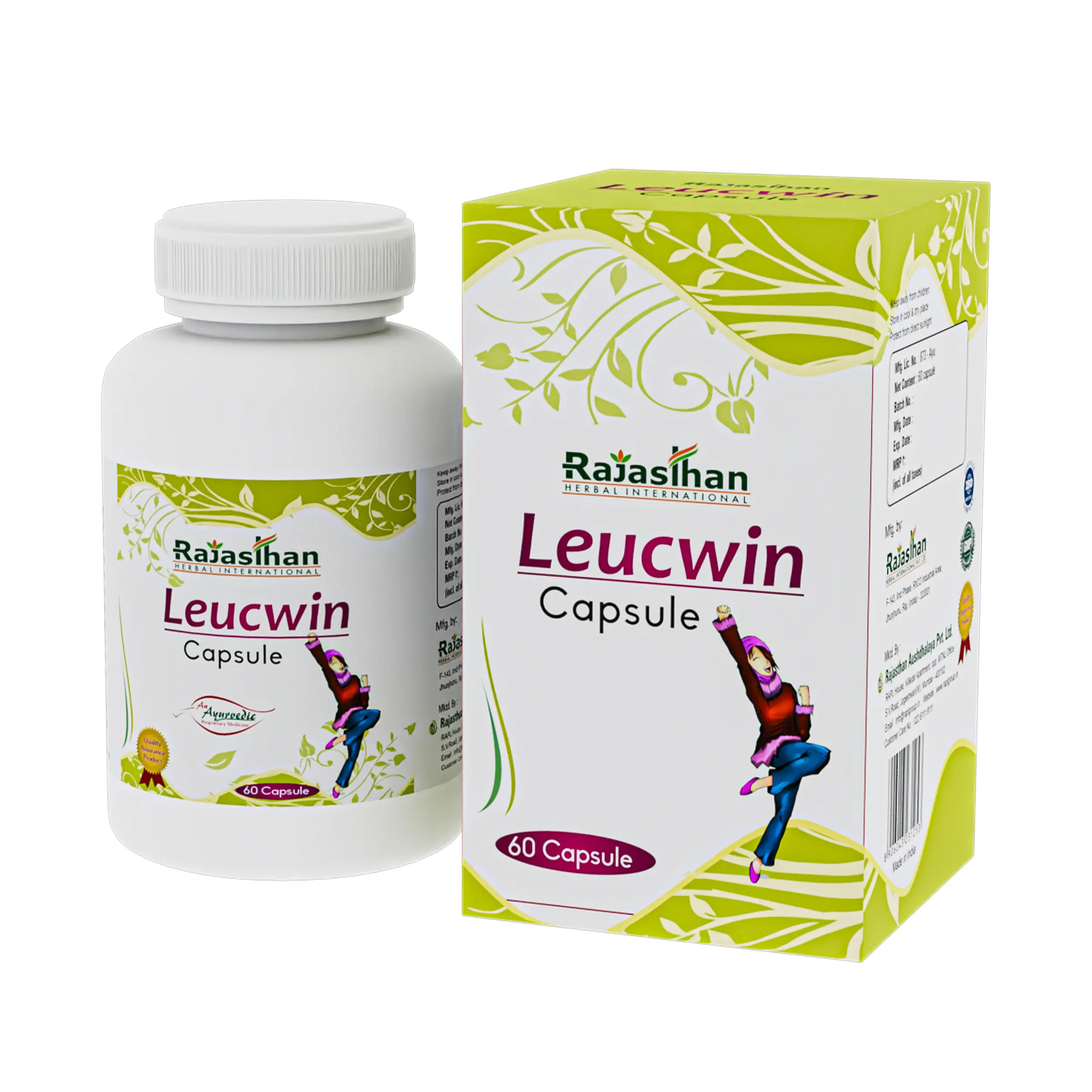 Leucwin Capsule 60 Rajasthan Herbal International Benefit
