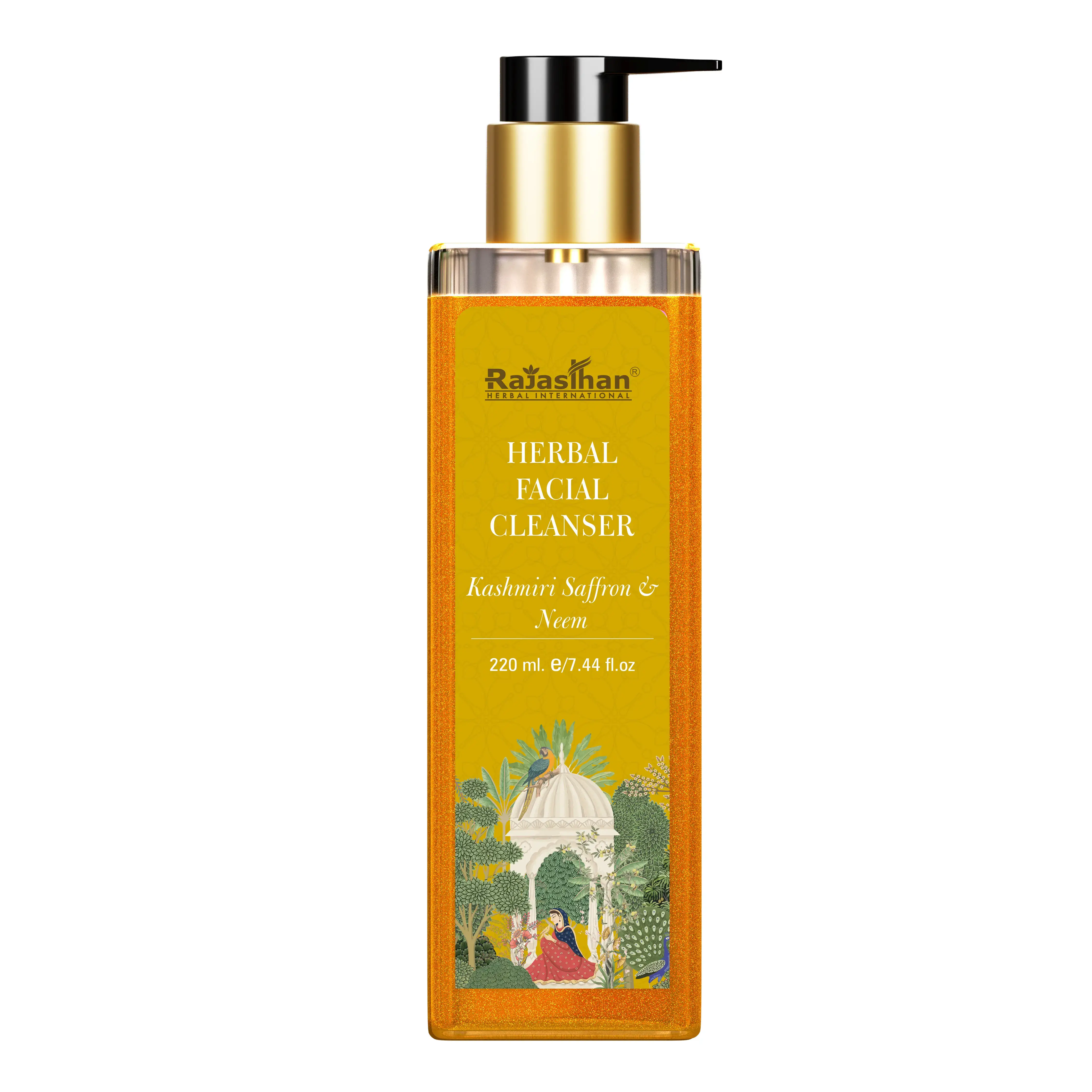 Kashmiri Saffron And Neem Herbal Facial Cleanser